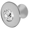 Wisdom Stone Felicia Cabinet Knob, 1-1/4 in dia., Polished Chrome with Clear Crystals 4210CH-C